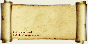 Tomanija Michaud vizit kartica